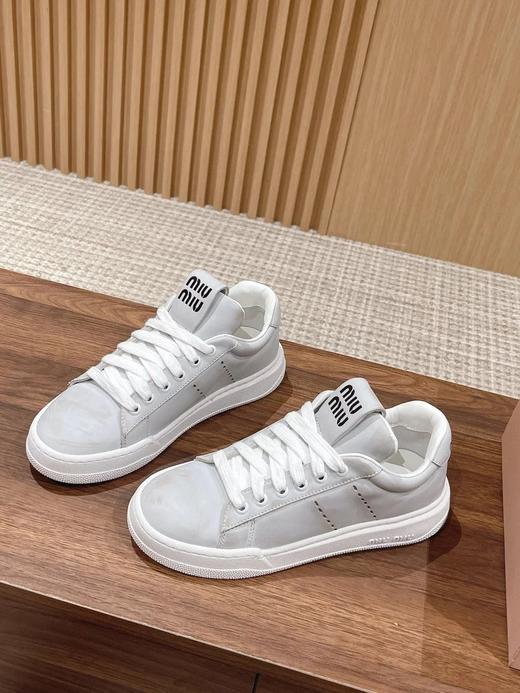 缪缪2023新款 火脏脏鞋 小白鞋（HC） 商品图2