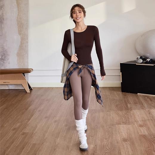 【3~5天发货】跃牌【美度空间】系列 圆领运动T恤女轻薄修身显瘦瑜伽上衣ADCX42005 商品图4