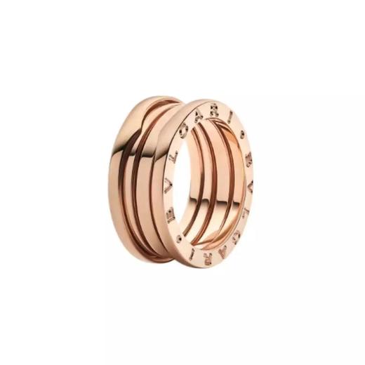 BV 宝*丽 B.ZERO1系列 白金 窄版 三环戒指（BM） 商品图1