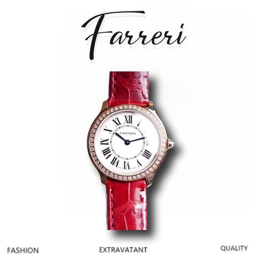 真钻鳄鱼皮 卡地亚伦敦系列 原厂数据镶嵌48颗钻石卡家包金真钻Cartier卡地亚 商品图0