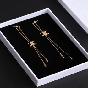 Celin*e赛琳 2022 *凯旋门系列，耳环+项链，搭配细长链条的悬落感，十分新颖又好看！ SP（SJ）