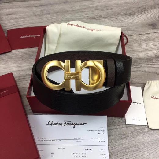 菲拉格慕 |双面荔枝纹腰带|（CB） 商品图2