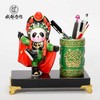 成都手作 熊猫笔筒 非遗泥塑工艺品 书房办公装饰 中国风摆件 商品缩略图3