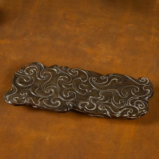 清 紫檀木雕龙凤纹臂搁 商品图1