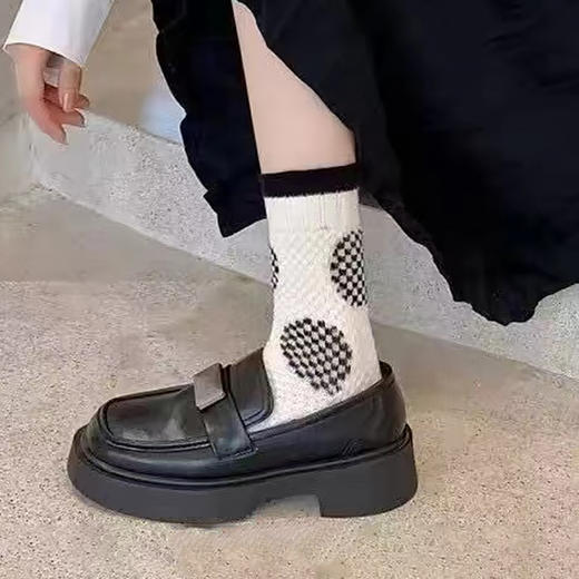 都市丽人中筒袜休闲系列精梳棉袜子女袜子LCTDG6 商品图1