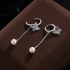 子佩集S925银珍珠耳环【Y-9072】纯银珍珠扣环耳圈2409 商品缩略图3