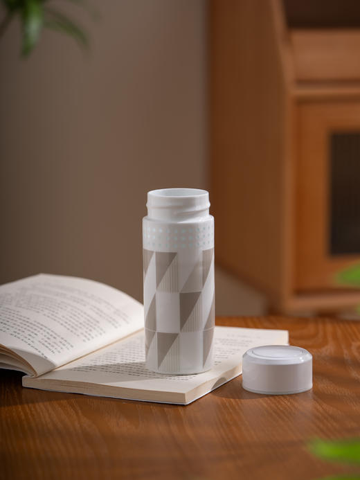 WENO°  |   富玉景德镇陶瓷内胆高级感轻奢高颜值带盖随行杯礼盒 商品图3