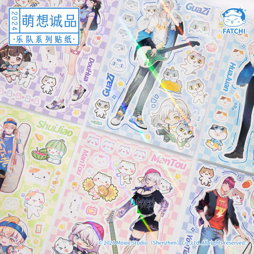 【乐队贴纸】一群喵贴纸 商品图4