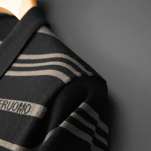 【新款DPF】大依优型毛衣针织短袖背心休闲针织衫毛背心满印字母加肥加大上衣男士胖子大码毛衫t恤打底 商品图2