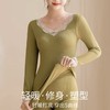 绵羊毛保暖内衣套装 腈纶蕾丝花边领秋衣秋裤女 可外穿保暖衣发热衣 商品缩略图0