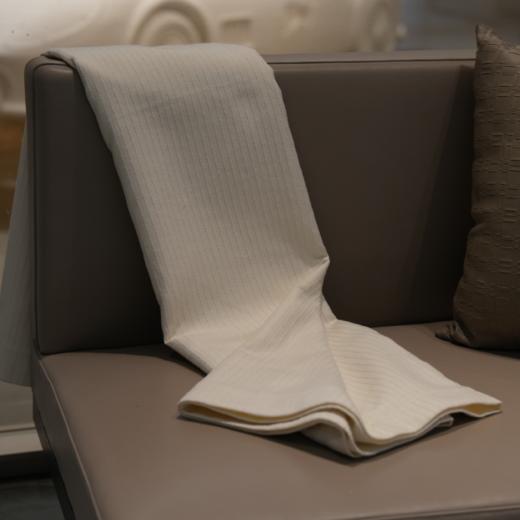 柏林纹搭毯白色 RESONG日诵家居 商品图1