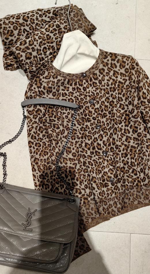 钟情小猎豹美丽诺羊毛贴身柔软羊毛开衫毛衫 商品图10