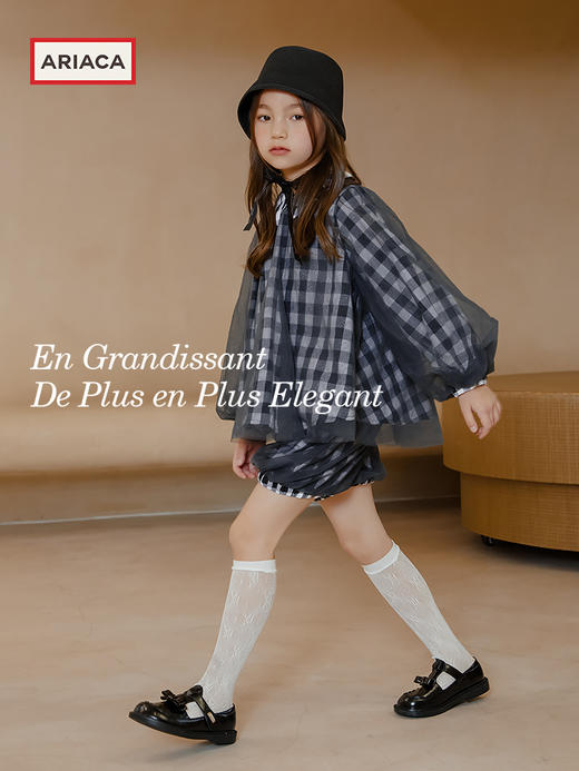 ARIACA艾芮苏儿童鞋子女童皮鞋真皮2024春秋小女孩公主鞋软底单鞋 商品图2