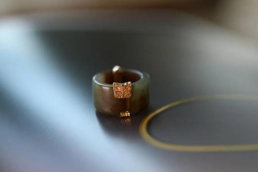 狮狮如意｜和田玉小狮子指环 商品图1