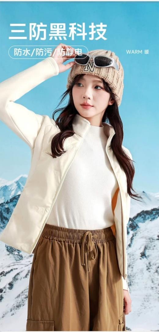 ⭕️ 专柜大牌同款 Daily Fabulous 品牌货 【羊毛蚕丝拼接羽绒服】😍 ✅ 独家出口原单货源，原单尾货清仓 ，只此一批，先到先得 商品图0