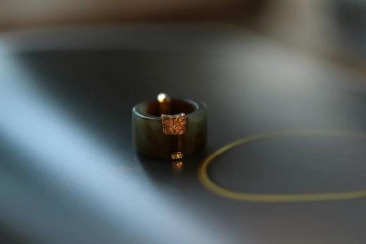 狮狮如意｜和田玉小狮子指环 商品图6