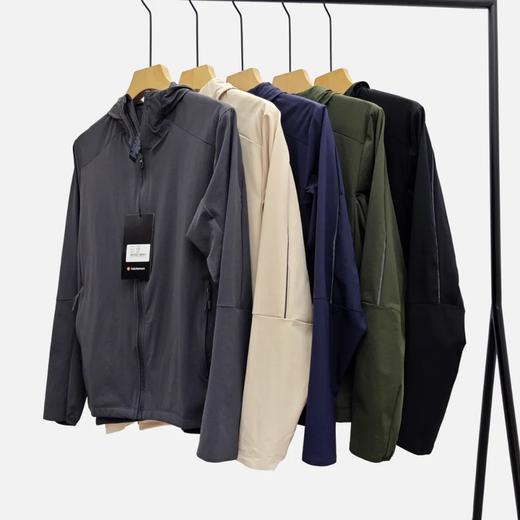 露露Warp Light 男士连帽运动夹克压胶轻量软壳外套 商品图3