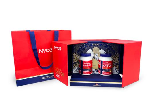 【双瓶礼盒装】NYO3诺威佳 磷虾油金质阿蒙森纪念版90粒/瓶59.6%磷脂omega-3 山姆在售同款DHA EPA（效期27年及以后） 商品图7