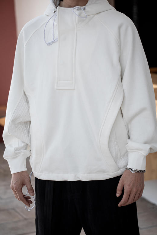 W43256581时尚纯色帽衫卫衣 商品图1