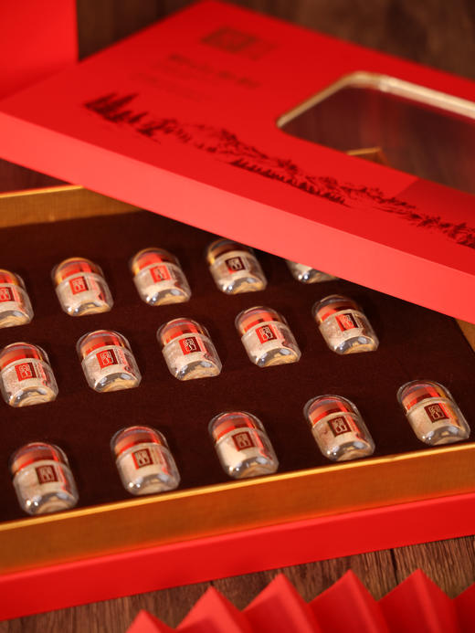 热卖【野山参粉开窗礼盒21g】长白山人参野山参粉1g*21瓶正品开窗礼盒装 商品图3