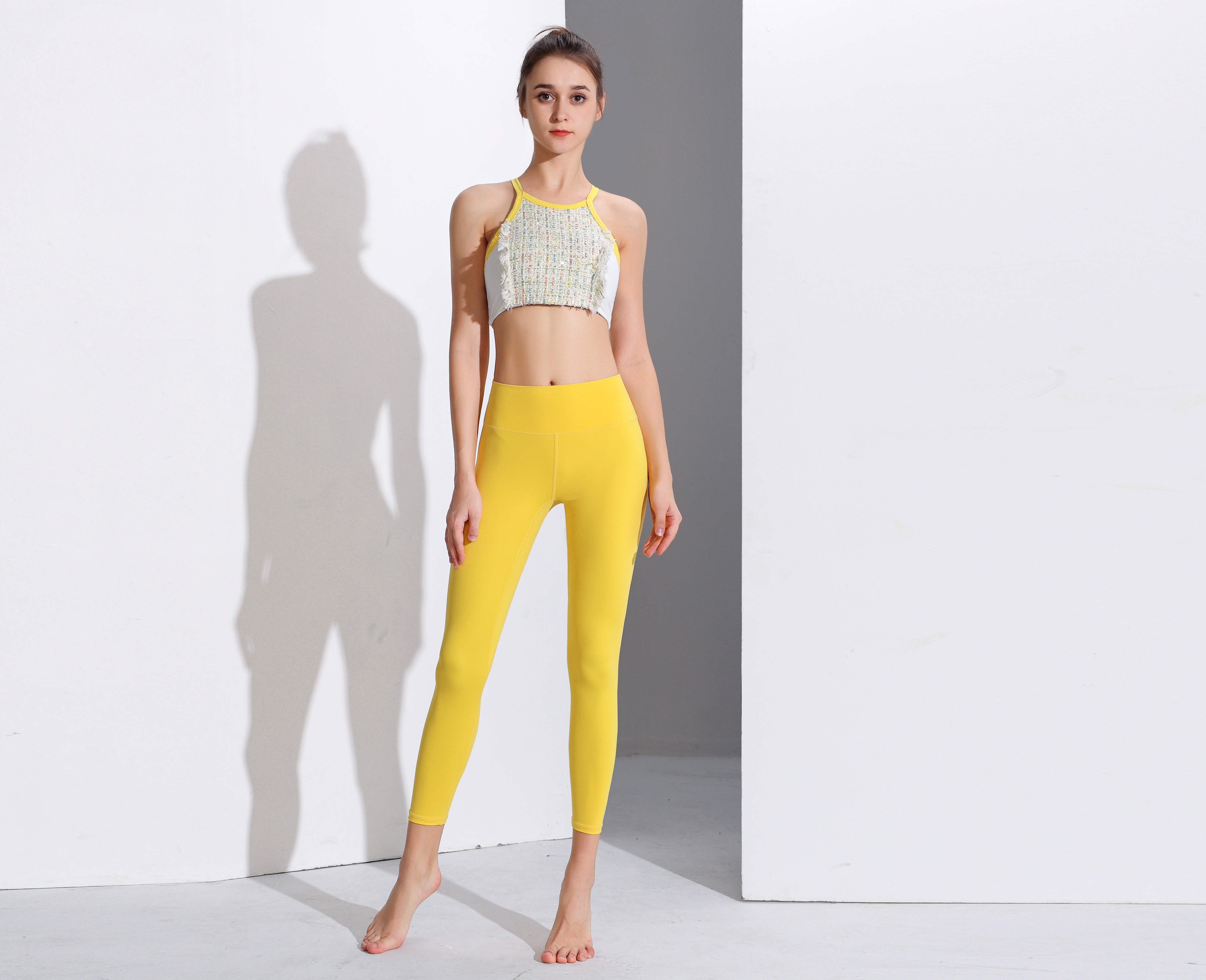 芳姐同款小香风运动美背+裤子套装