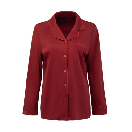 【60S凉感丝光棉+莫代尔+蚕丝】SCHIESSER德国舒雅铂雅女士高端系列棉+莫代尔+桑蚕丝经典品质家居套装90/19453H 商品图5