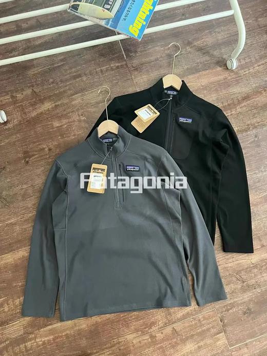 巴塔家 R1 air 压胶口袋半拉链中间层抓绒衣 商品图2