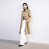 NEELLY纳俪2024秋商场同款中长款*双排扣风衣女新款通勤外套N24084F04601 商品缩略图2