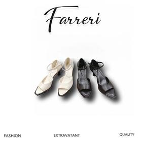 T*R专柜 新款性感鱼嘴小猫跟凉鞋