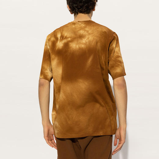 【一】DSQUARED2 男士字母徽标印花棉质平纹针织圆领短袖T恤 棕色 S74GD1306 S22427 133 商品图2