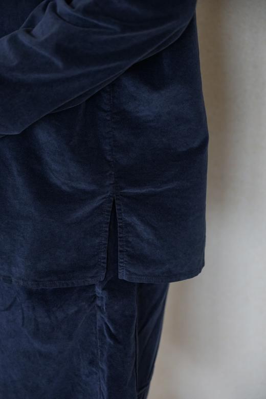 ALBUM DI FAMIGLIA 天鹅绒小短领衬衫 商品图11