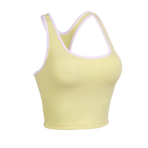 【限时秒】YOGACODE【火树银花系列】2024 裸感瑜伽服背心半固定杯网球训练健身文胸DSG898 商品图3