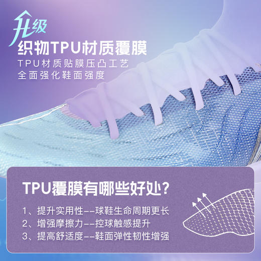 小李子Lining/李宁疾影3中端TF碎钉足球训练鞋成人男YSTU049-4 商品图2