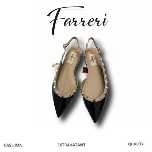 【 巨好】华伦天奴平跟后空凉鞋，简约而不简单的风格的，十分温婉甜美！ 商品图0