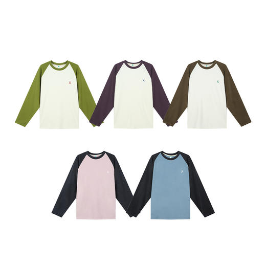 【品牌直发-糖糖妈专属】ACMEITEM爱棵米 亲子抓绒衣针织衫保暖抗起球磨毛拼色长袖T恤男女GAE3340038H/GAE3340039H/GAF3343517G/GAF3340836E 商品图4