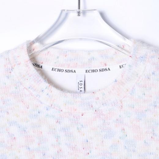 秋冬季新款日系潮流撞色针织圆领套头卫衣宽松时尚百搭简约长袖 商品图1