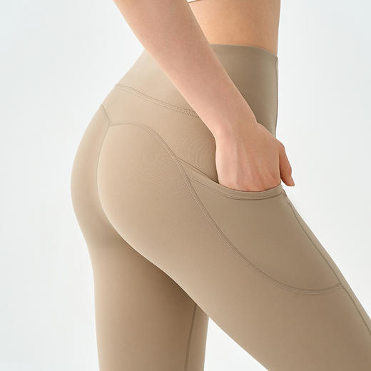 【限时秒】YOGACODE【火树银花系列】2024 Nulux高强度运动紧身裤高腰收腹瑜伽裤女DSP830 商品图0