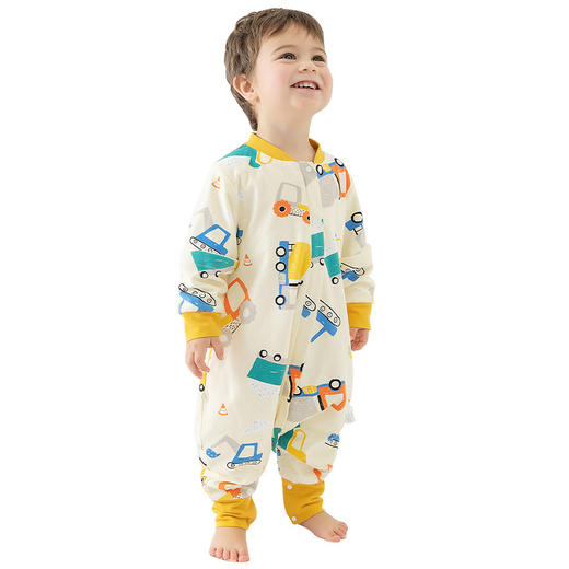 婴儿睡袋春秋冬双层纯棉宝宝睡袋秋冬儿童分腿空调房防踢被四季通用 商品图4