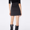 NEELLY纳俪2024秋商场同款工装风通勤高腰半身裙女黑色显瘦短裙N24091E01180 商品缩略图1