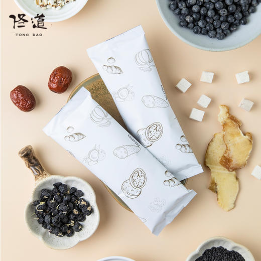 【有书有健康】 佟道 茯苓黄精黑豆粉 茯苓黑豆黑芝麻薏仁红枣黄精桑葚黑枸杞 商品图3