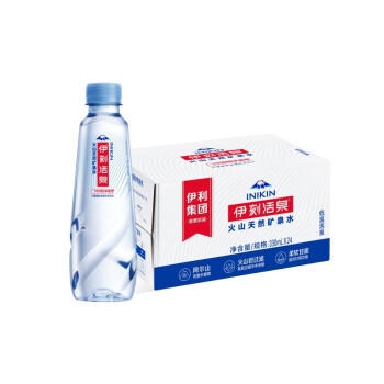 伊利伊刻活泉火山天然矿泉水 330ml*24瓶整箱装天然弱碱【热门商品】 商品图1
