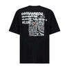 【二】DSQUARED2 男士徽标印花棉质圆领短袖T恤 黑色 S74GD1339 D20020 900 商品缩略图1
