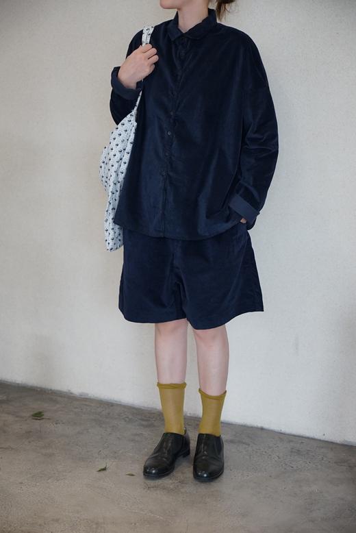 ALBUM DI FAMIGLIA 天鹅绒小短领衬衫 商品图5