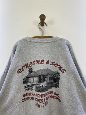 90年代 Vintage Hanes 双面印花 卫衣 _SLSS(XL)