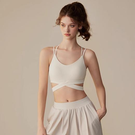 【限时秒】YOGACODE【火树银花系列】2024 瑜伽服背心带胸垫中强度一体式运动内衣女DSG812 商品图1