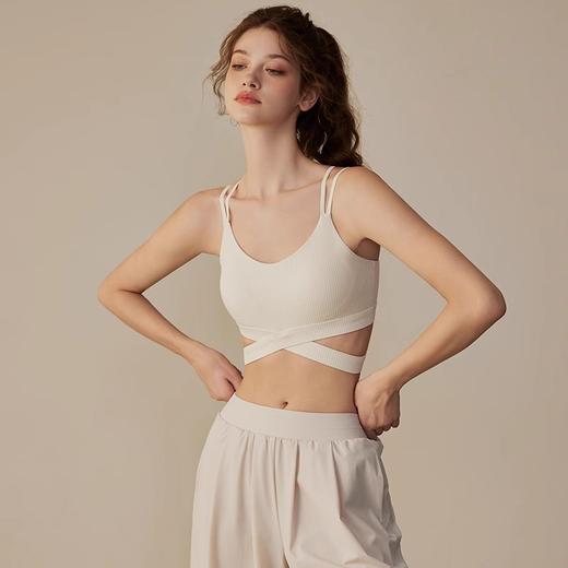 【限时秒】YOGACODE【火树银花系列】2024 瑜伽服背心带胸垫中强度一体式运动内衣女DSG812 商品图3