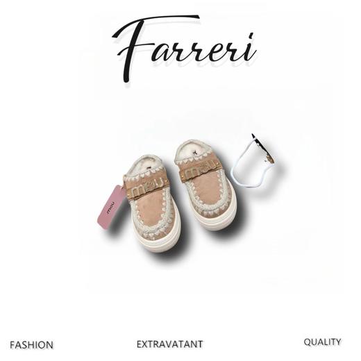 MOU 2023秋冬新品毛拖 麂皮鞋面（HD） 商品图0