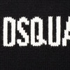 【二】DSQUARED2 男士字母徽标提花羊毛针织围巾 黑色 KNM0164 01W04328 2124 商品缩略图2