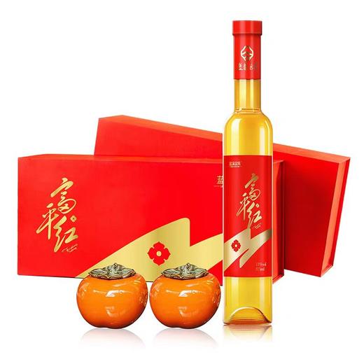 富平红柿子酒单支礼盒375ml 商品图0