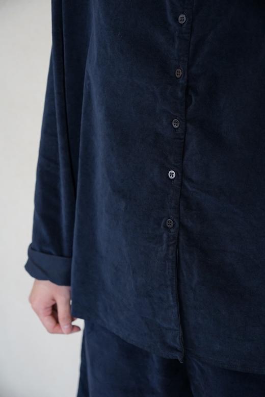 ALBUM DI FAMIGLIA 天鹅绒小短领衬衫 商品图6